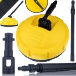 Rosfix brosse de nettoyage t - racer ? double buse rotative, protection anti - �claboussures pour terrasse, ...