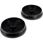 Filtre charbon par 2 type 145 d 146x30m pour hotte rosieres hotte ariston, hotte indesit, hotte candy, ...