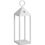 Rossini illuminazione - lanterne pic nic led moderne 2, 2 w ip54 rechargeable et dimmable h. 47cm blanc ...