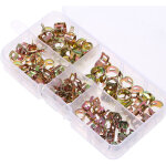Rosvola 75 pi�ces assortiment ensemble 6 / 7 / 8 / 9 / 10mm autos ressort pince colliers de serrage carburant ...