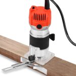 Rosvola - d�fonceuse affleureuse �lectrique 6. 35mm 30000r / min 580w, affleureuse � bois , pour le travail ...