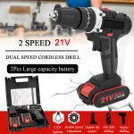 Rosvola - perceuse visseuse sans fil 21v, visseuse devisseuse avec 2batteries & chargeur, 28n. m perceuse ...
