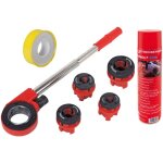 Rothenberger industrial - supercut premium jeu de cupules de filetage avec 4 t�tes de coupe dans un coffret, ...