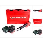 Rothenberger romax 4000 sertisseuse �lectro - hydraulique 18v + 2x batteries 5, 5 ah + chargeur + coffret ...