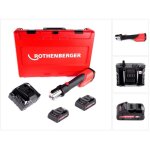 Rothenberger - romax 4000 sertisseuse sans fil 18v + 2x batteries 4, 0 ah + chargeur + coffret