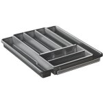 Rotho - range - couverts domino 7 compartiments anthracite