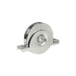 Roue 100 mmm  gorge ronde 16 mm avl support  encastrer - charge 300 kg - 918100b