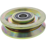 Roue de chariot fonte 120mm x 33mm, alsage 20mm, longueur 33mm, roulement  bille, capacit de 600kg ...