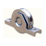 Deco fer forge - roue  encastrer pour portail coulissant - gorge ronde de 16mm - 50mm - jusqu' 100kg ...