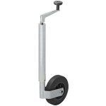 Roue jockey jante en plastique 35mm avec pneu en caoutchouc plein 160x40mm