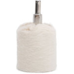 Roue de polissage en tissu blanc, type cylindrique, perceuse �lectrique, outils de meulage avec poign�e ...