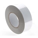 Rouleau de 50m ruban adhesif aluminium pour gaines hotte ruban50m universel