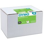 Rouleau d'�tiquettes pack bundle 13187 s0722390 89 x 36 mm papier blanc 6240 pc(s) fixation permanente ...