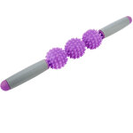 Rouleau de massage musculaire en mousse pour dos, jambes, �paules - b�ton de yoga anti - cellulite avec ...