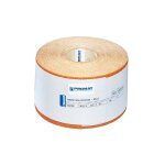 Rouleau de papier abrasif 115 mm granulation 40 pour bois / peinture corindon