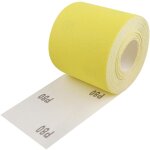 Rouleau de papier abrasif, 93 mm x 5 m�tres grain 80 papier de verre quartz pour le bois, le m�tal, la ...