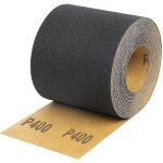 Rouleau de papier abrasif grain 400, 93 mm x 10 m papier de verre am�lior� en carbure de silicium, pon�age ...