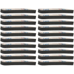 Rouleaux de papier de verre abrasif, 20 pi�ces, bande de pon�age, meulage mental, polissage, outil d'�bavurage ...