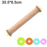 Rouleau � p�tisserie en bois massif r�glable pour ajuster l'outil de p�trissage de p�te de b�ton de farine ...