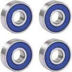 Roulements 608rs haute qualit� sans frottement abec 9 skateboard roulement � rouleaux pour planches de ...