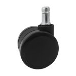 Roulettes pour chaise de bureau - 5 pi�ces - sols stratifi�s et sols durs