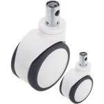 Primematik - roulettes doubles pivotantes à commande centrale pour lit médicalisé, serrage de type tige ... Primematik - roulettes doubles pivotantes à commande centrale pour lit médicalisé, serrage de type tige ...