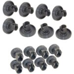 Roulettes lave vaisselle electrolux set universel complet de roues pour panier sup�rieur et inf�rieur ...