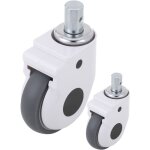 Primematik - roulettes de lit mdical, serrage de type tige creuse, 125x32x158mm 2 - pack