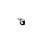 Tente - roulette pivotante � frein - hauteur totale : 200 mm - charge : 135 kg - diam�tre : 160 mm
