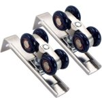Roulette porte coulissante placard pulley - ferrure de porte coulissante profil coulissage alliage d'aluminium ...