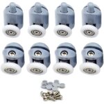 Roulettes pour porte de douche 8 pièces galets de porte de douche roulette porte coulissante douche roulettes ... Roulettes pour porte de douche 8 pièces galets de porte de douche roulette porte coulissante douche roulettes ...
