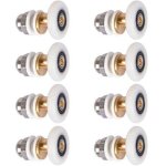 Roulette de porte de douche, roulette porte coulissante douche de remplacement pour rouleau kit ?convient ...