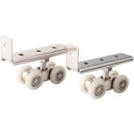 Roulettes pour portes de placard, galets coulissants pour portes de meuble, accessoires pour portes coulissant ...