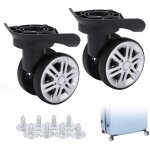 Roulettes pour valise souple, roue de valise, 1 paire bagages roues de rechange, roue de valise universelle, ...