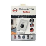 Boite de 4 sacs hygi�ne + silence force pour aspirateur rowenta