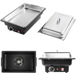 Chafing dish - royal catering - puissance : 900 watts - bac gn 1 / 1 et couvercle