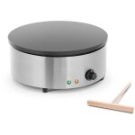 Crpire lectrique professionnelle diamtre 40 cm 3000w 230v inox fonte tflon
