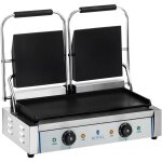 Royal catering - double contact grill - smooth - 2 x 1 800 w