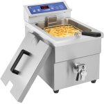 Royal catering - friteuse a induction acier inox electrique 3500 w 10 l huile 60 - 190° minuterie Royal catering - friteuse a induction acier inox electrique 3500 w 10 l huile 60 - 190° minuterie