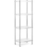 tagre inox - royal catering - dimensions : 60 x 40 x 180 cm - nombre de tablettes : 4