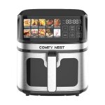 Royalty line - friteuse � air chaud air fryer avec �cran digital 8l 1700w comfy nest cn06160