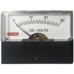 Rs pro - ampremtre analogique de panneau v c. c. 57mm x 44mm ( prix pour 1 )