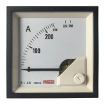 Rs pro - amp�rem�tre analogique de panneau v c. a. echelle 10 (input) a, 250 / 5 (ct) a, 500 (scle) a, ...