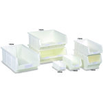 Rs pro - bac gerbable europe blanc sans couvercle 1. 27l, 75mm x 165mm x 100mm ( prix pour paquet de ...