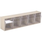 Rs pro - bloc tiroir inclin� 5 tiroirs en plastique, 164mm x 600mm x 133mm ( prix pour 1 )