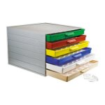 Boite compartimente rs pro 42 compartiments, plastique, 190mm x 272mm x 250mm ( prix pour 1 )