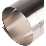 Cale en acier, 1. 25m x 150mm x 0. 4mm ( prix pour 1 )