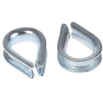 Rs pro - cosses - coeur en acier, pour cble diamtre 3mm ( prix pour paquet de 10 )