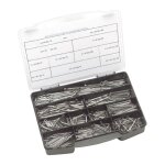 Rs pro - kit de clavettes m�trique, 1025 pi�ces en acier inoxydable a2 304 ( prix pour 1 kit )