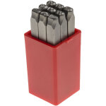 Rs pro - kit de poin�ons de gravure des nombres (0 8) x 9 pi�ces ( prix pour 1 )